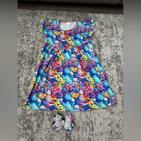 Girls Monsters Inc dresses - Picture 2 of 5